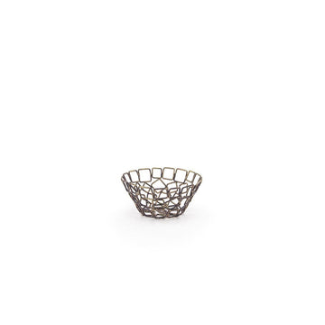 Front of the House Coppered Link Iron Basket - 5 1/2"