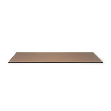 Front of the House Glass Buffet Board, 14" x 36", 2/Case - Amber