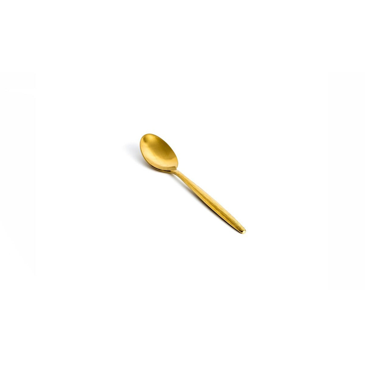 Front of the House Owen Colored Stainless Steel Dinner Fork, Gold, 12/Case - 7 1/2" / Brushed Matte