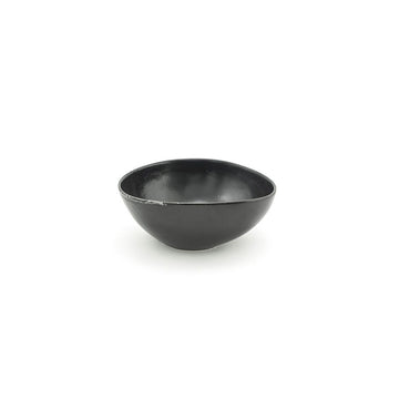 Front of the House Kiln Porcelain Bowl, 60 oz., 2/Case - Black / Oval