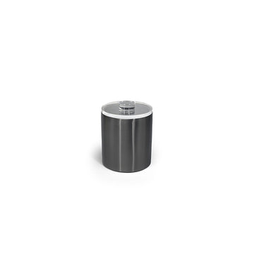 room360 Tokyo Stainless Steel Ice Bucket, 2 qt., 4/Case - Black Clear