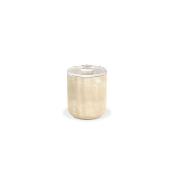 room360 Casablanca Resin Ice Bucket, 2 qt., Beige, 4/Case - Clear Acrylic