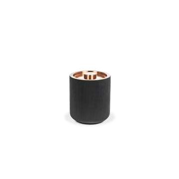 room360 Casablanca Resin Ice Bucket, 2 qt., Black, 4/Case - Rose Gold Stainless Steel