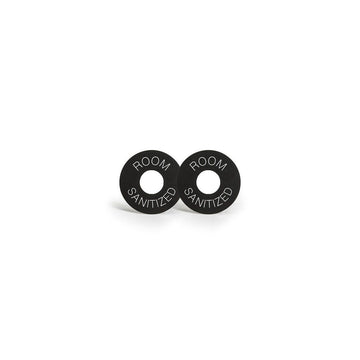 room360 RMI006BKL24 London Door Hanger, 4 3/4" Diameter, Black, 24/Pack - Default Title