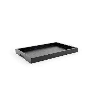 room360 Bamboo Serving Tray, 13" x 19", 4/Case - Black