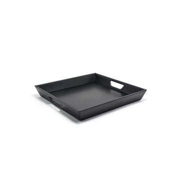 room360 RRT013BKL20 London Tray, 15 3/4" x 15 3/4", Black, 2/Case - Default Title