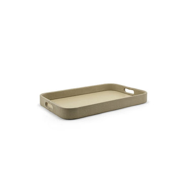 room360 Belize Faux Shagreen Tray, 12" x 18", 2/Case - Gold