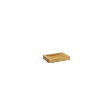 room360 RSD005BBB13 Bali Bamboo Soap Dish, 3 1/2" x 5", Brown, 12/Pack - Default Title