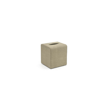 room360 Belize Faux Shagreen Tissue Box Cover, 5" x 5", 4/Pack - Beige