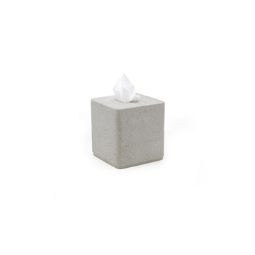 room360 RTB028GYR21 Seattle Composite Tissue Box Cover, 5" x 5", Gray, 4/Pack - Default Title