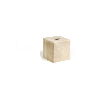 room360 Casablanca Resin Tissue Box Cover, 5 1/2" x 5 1/2", 4/Case - Beige