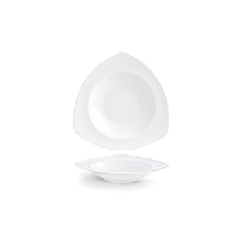 Front of the House DBO029WHP22 Trillium Porcelain Bowl, 20 oz., 6/Case - Default Title