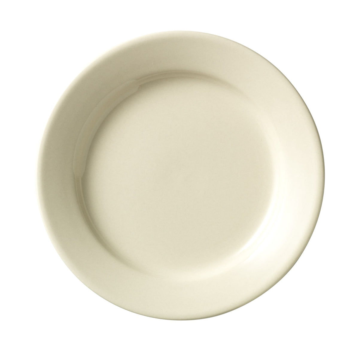 Libbey 740-901 Porcelana Cream Porcelain Plate - 7 3/4"