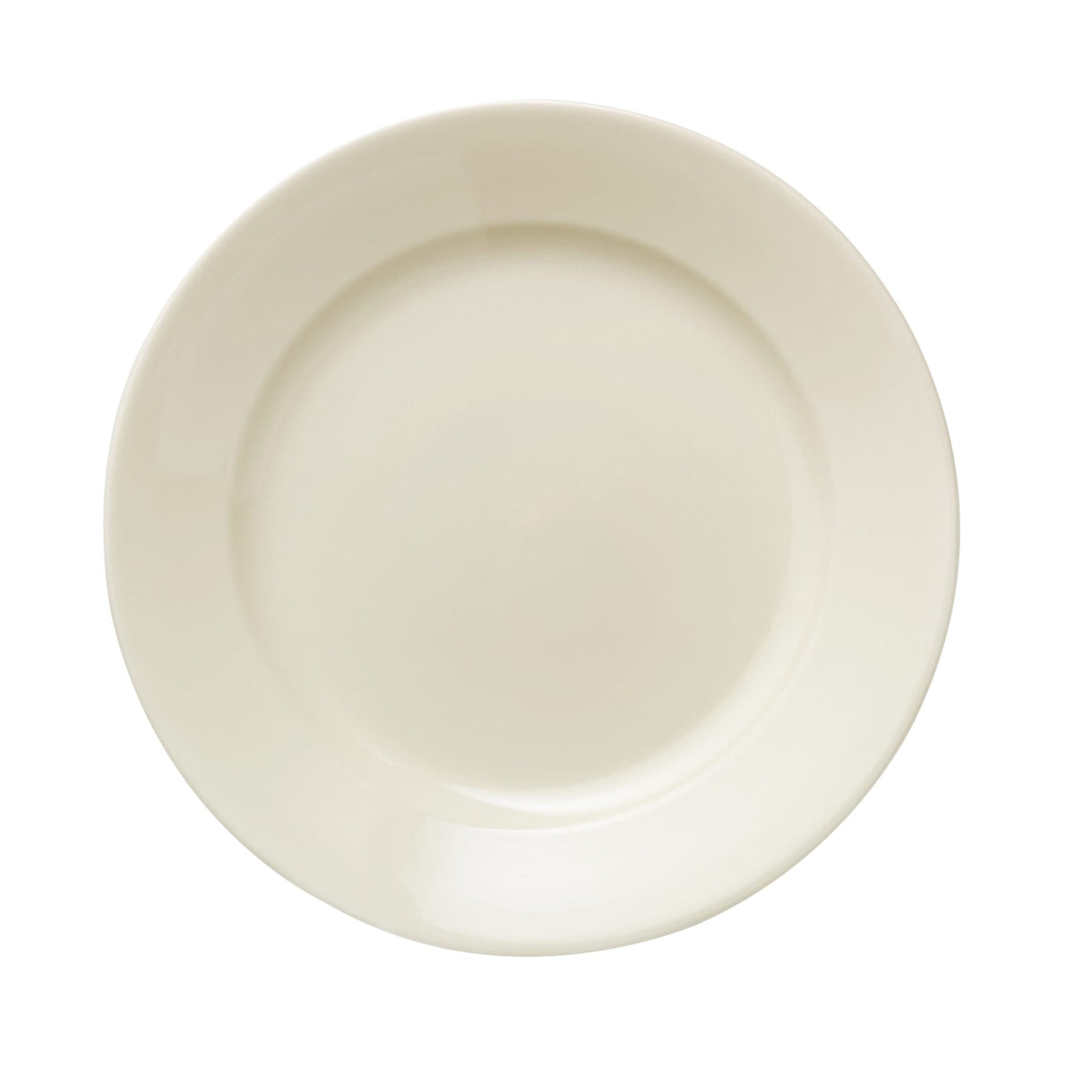 Libbey 740-901 Porcelana Cream Porcelain Plate - 9 3/4"