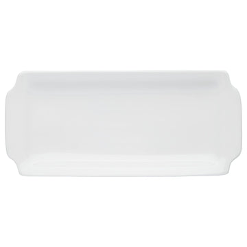 Libbey 840-901-136 Porcelana Porcelain Cake Tray, 6 1/4" x 14", 6/Case - Default Title