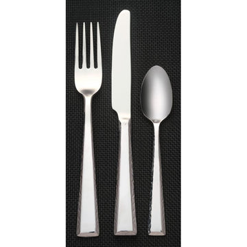 Libbey 926 Conde Stainless Steel Teaspoon, Silver - 4 3/8" Demitasse Spoon 12/Case