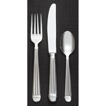 Libbey 983 Aegean Stainless Steel Teaspoon, Silver, 36/Case - 7 7/8" Dinner Fork