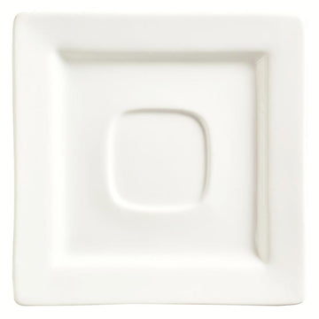 Libbey SL-2 Slate Porcelain Saucer, 5 7/8" x 5 7/8", 36/Case - Default Title