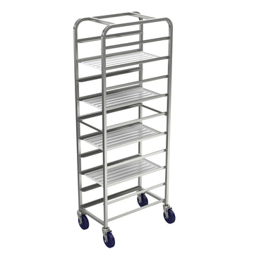 Winholt Aluminum Platter Cart, 15" x 26" - 10 Trays