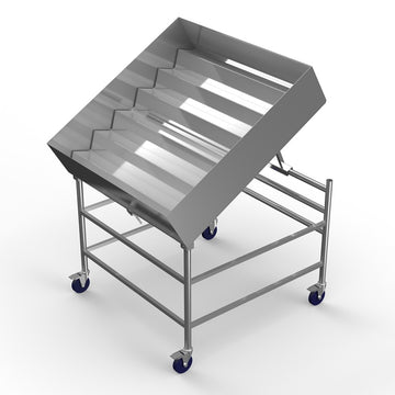 Winholt SSMIT-4848MLC/ADJ Stainless Steel Food Table, 48" Wide, Gray - Default Title