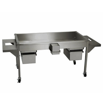 Cretors TGSKS-X Stainless Steel Popcorn Table, 83 1/2" Wide, Silver - Default Title