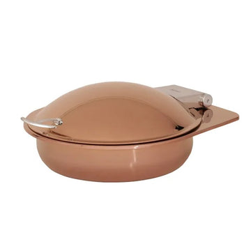 Spring USA 2172 Reflection Stainless Steel Induction Chafer, 6 qt. - Black Accent