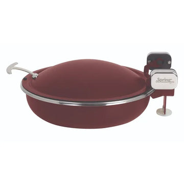 Spring USA 2382 Seasons Stainless Steel Induction Chafer, 4 qt. - Merlot Chrome