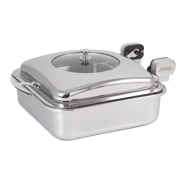 Spring USA 2474-6 Sauteuse Stainless Steel Induction Chafer, 6 qt., Silver - Default Title