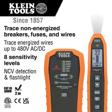Klein Tools ET450 Tracer Kit, 2 1/16 - 3 15/16" x 7 1/16 - 8 3/4" - Default Title