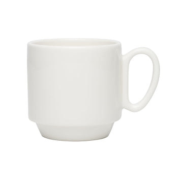 Libbey 109713 Ares Porcelain Mug, 8 oz., White - Default Title