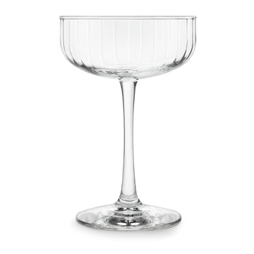 Libbey 7401 Linear Coupe Glass, 8.5 oz. - Clear