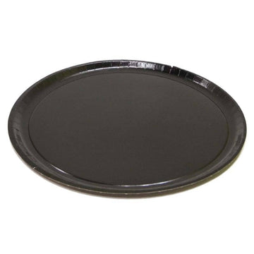 Solut Paper Pizza Tray, Black, 10/Pack - 15"