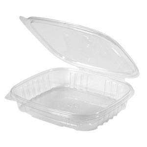 Genpak AD16S PET Plastic Deli Container, 16 oz., Clear, 100/Pack - Default Title