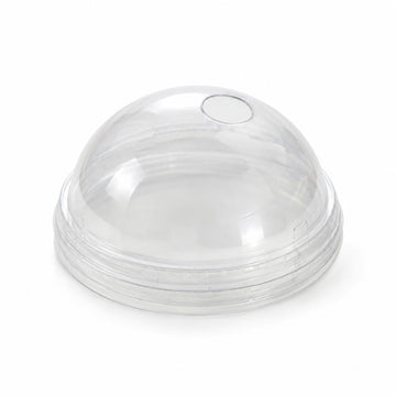 New Roots 9-24 Dome Plastic Cup Lid, 9 - 24 oz., Clear, 40/Pack