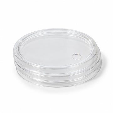 New Roots 9-24 Plastic Cup Lid, 9 - 24 oz., Clear, 40/Pack