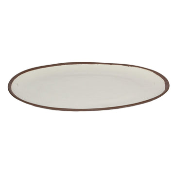 G.E.T. Enterprises P-151 GET Pottery Market Melamine Platter, 11" x 15" - Beige Brown