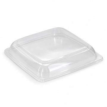 Visions PET Plastic Lid, M, Clear, 25/Pack