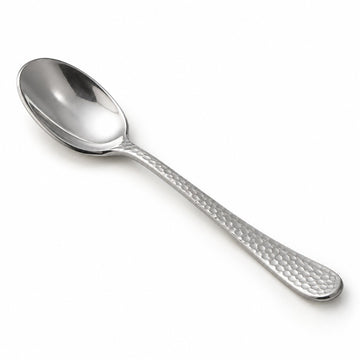 Visions Plastic Spoon, 6 3/4" Long, Silver, 50/Pack