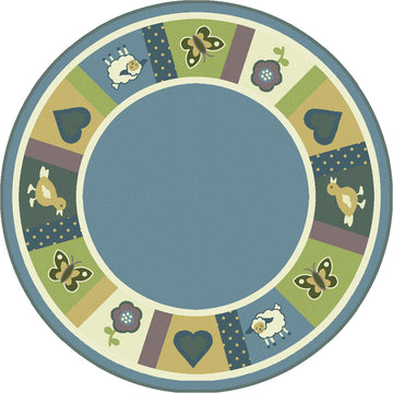 Baby Blues Rug by Joy Carpets – 13'2" (Round), Soft, Model 1537XLE-02