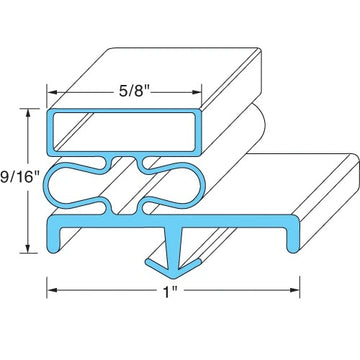 AllPoints 741149 Door Gasket - Default Title