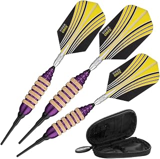 Viper Spinning Bee Soft Tip Darts with Casemaster Storage/Travel Case, 16 Grams