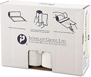 Inteplast Group IBS S434817N High Density Commercial Can Liners 43x48 17 Mic - Natural
