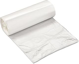 Inteplast 7-10 Gal, Trash Can Liners - 6 Mic Thickness, Natural Color - 1000 Bags