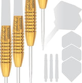Unicorn Steel Tip Darts Barrels Only | John Lowe World Champion Purist Player Development Lab | 90% Natural & Golden Tungsten Barrels | 21g, 23g, 25g or 27g