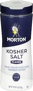 Morton Kosher Salt Coarse Cooking Salt (16 oz / 1 lb), 1-Pack