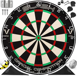 Viper by GLD Products Slash Regulation Bristle Sisal Steel Tip Dartboard