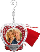 Cardinal Memorial Ornament with Photo – “When Cardinals Appear Angels are Near” Sympathy Gift, Remembrance Christmas Tree Ornament for Loss of Loved One, Bereavement Memorial Keepsake with Gift Bag