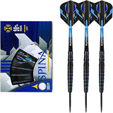 Harrows Spina Black - Blue 90% Tungsten Steel Tip Darts