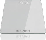 INEVIFIT Premium Bathroom Scale, Highly Accurate Digital Bathroom Body Scale, Measures Weight up to 400 lbs. Includes Batteries