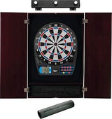 Viper 787 Electronic Dartboard, Metropolitan Espresso Cabinet & Shadow Buster Dartboard Light Bundle